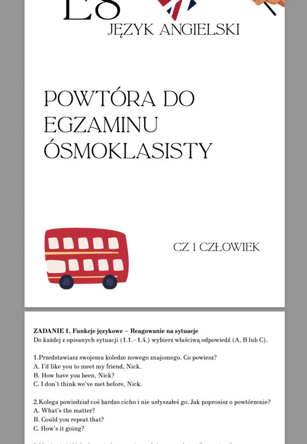 E8 - Repetytorium 8klasisty cz1 unit 1