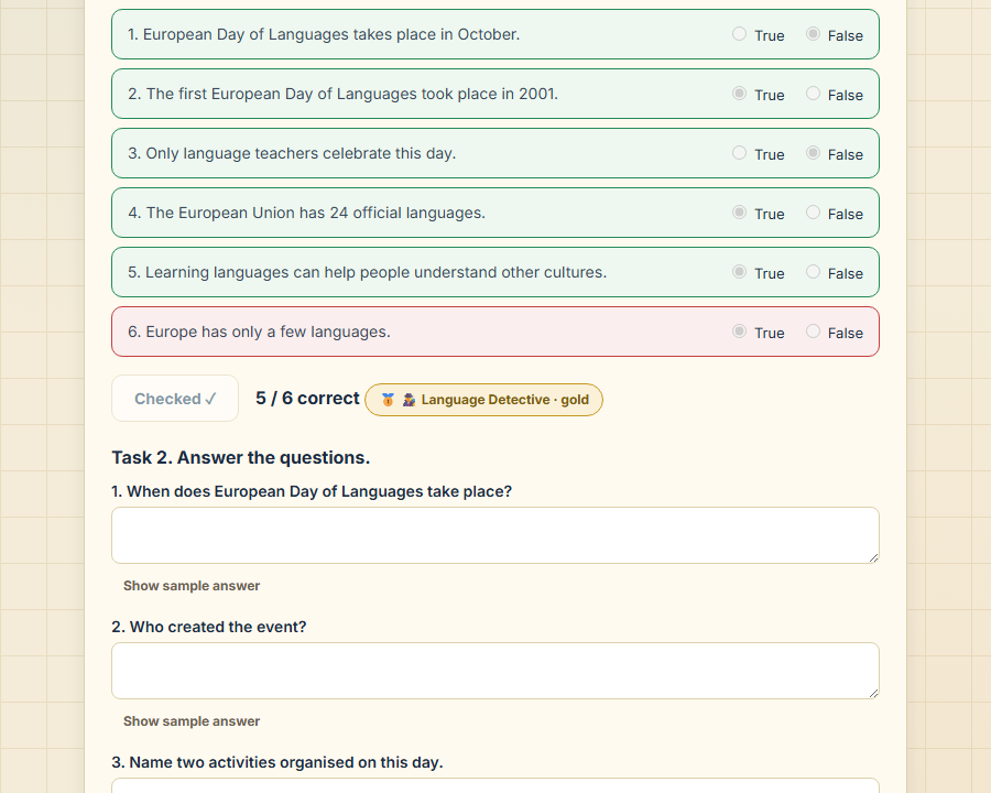 Mission: Language Explorer, na Europejski Dzień Języków