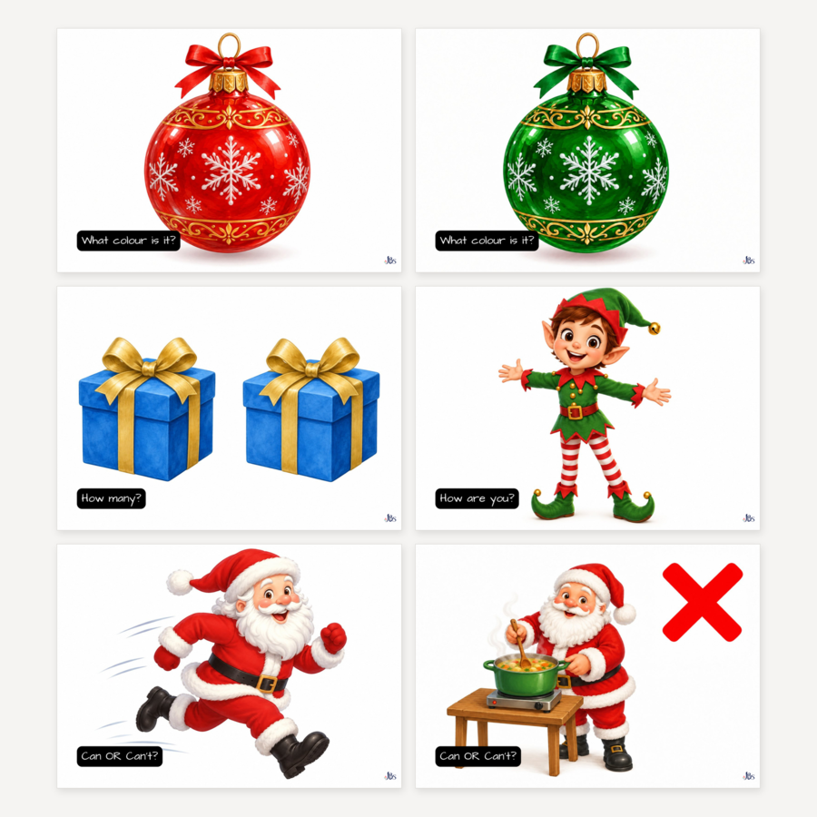 Christmas – angielski dla klas 1–3 – świąteczna mega powtórka z odpowiedziami