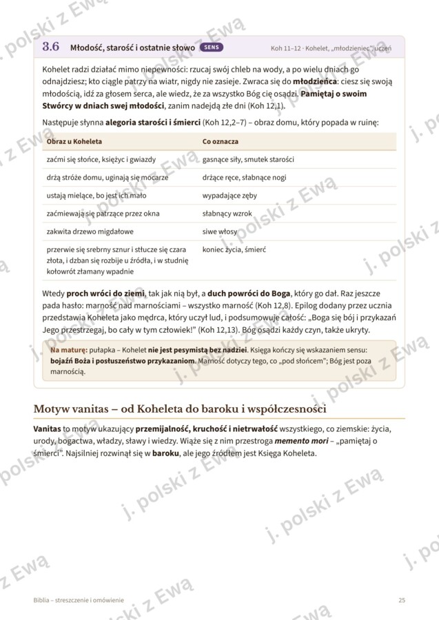 Biblia - kompletne kompendium na maturę