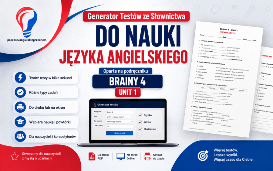 Generator testów Brainy 4, Unit 1
