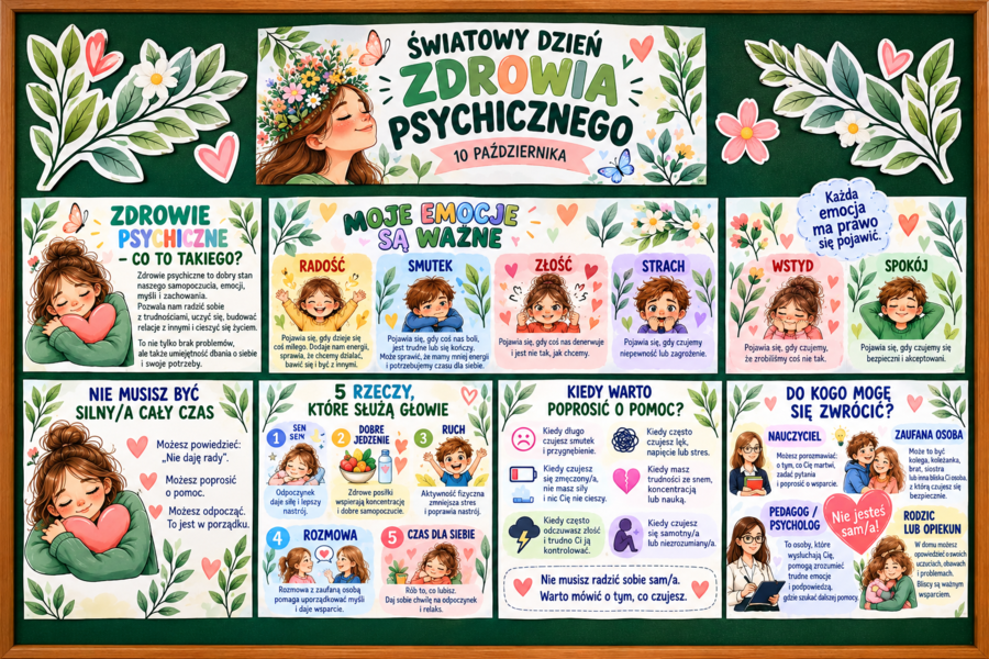 Dzień zdrowia psychicznego-gazetka