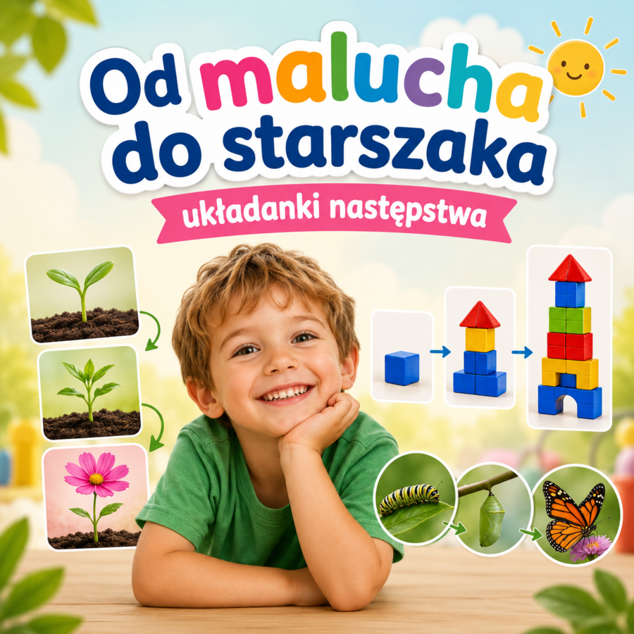 Od malucha do starszaka — układanki następstwa