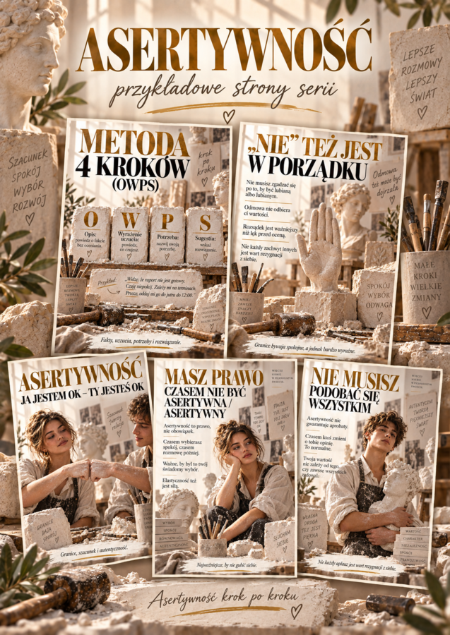 Asertywność – Ja jestem OK, Ty jesteś OK, plakaty,gazetka, materiał do lekcji