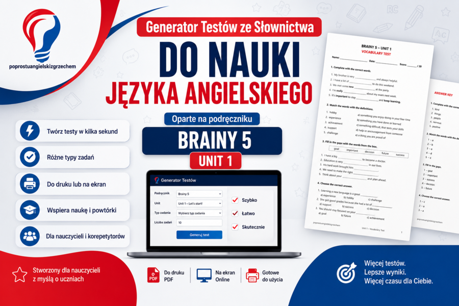 Generator testów Brainy 5, Unit 1