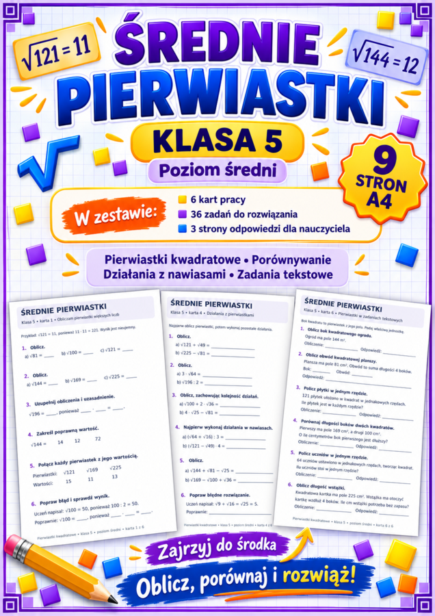 PIERWIASTKI-ŚREDNIE- klasa 5