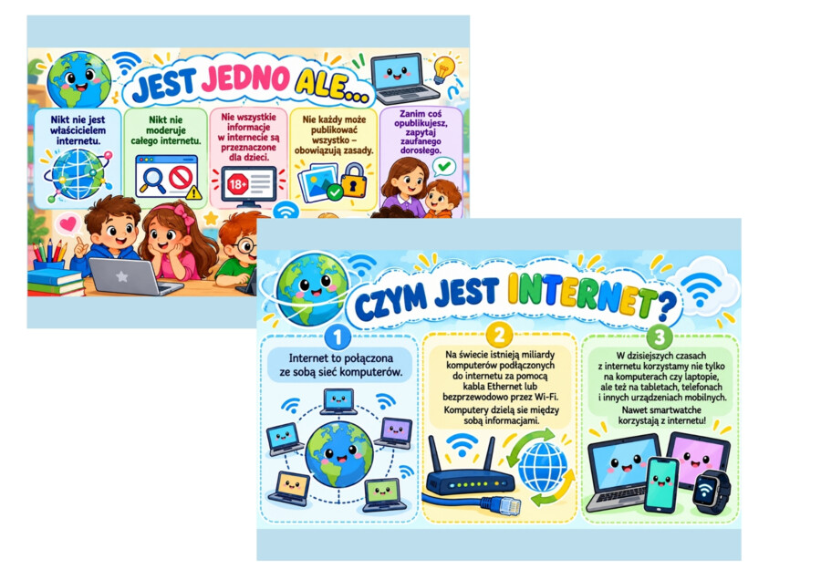 DZIEŃ BEZPIECZNEGO INTERNETU – DUŻY ZESTAW MATERIAŁÓW DLA PRZEDSZKOLA!