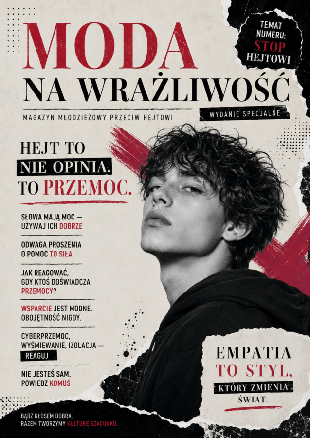 Moda na wrażliwość - Stop Hejt - gazetka profilaktyczna,