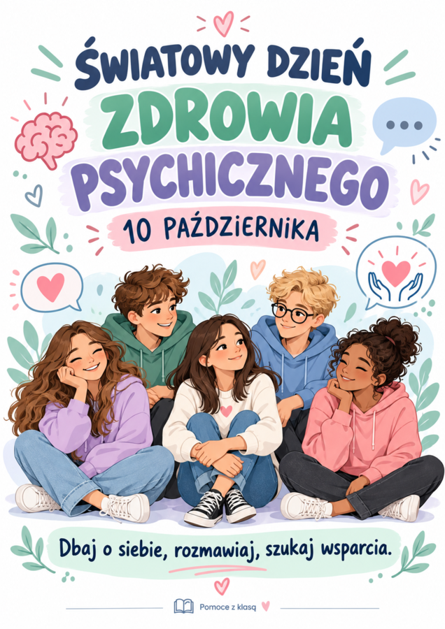 Gazetka „ŚWIATOWY DZIEŃ ZDROWIA PSYCHICZNEGO – 10 PAŹDZIERNIKA”