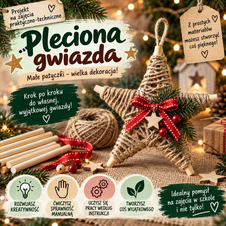 Pleciona gwiazda- projekt na zaje cia praktyczno- techniczne