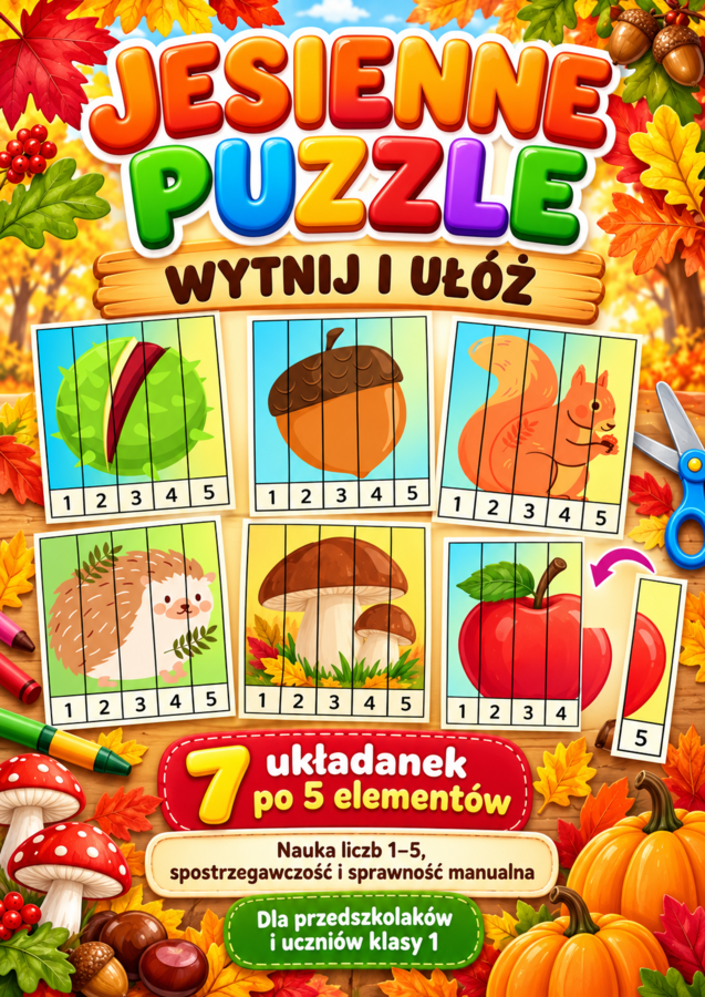 PUZZLE  JESIEŃ