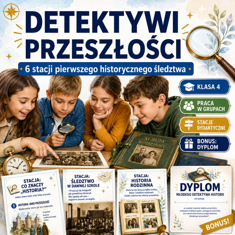 Detektywi przeszłości – 6 stacji pierwszego historycznego śledztwa