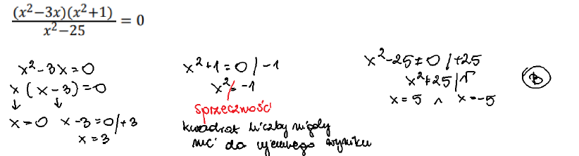 Przygotowanie do matury z matematyki - dział V: Równania i nierówności Z ROZWIĄZANIAMI