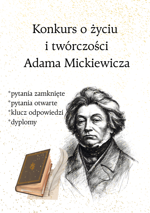 Konkurs o życiu i twórczości Adama Mickiewicza