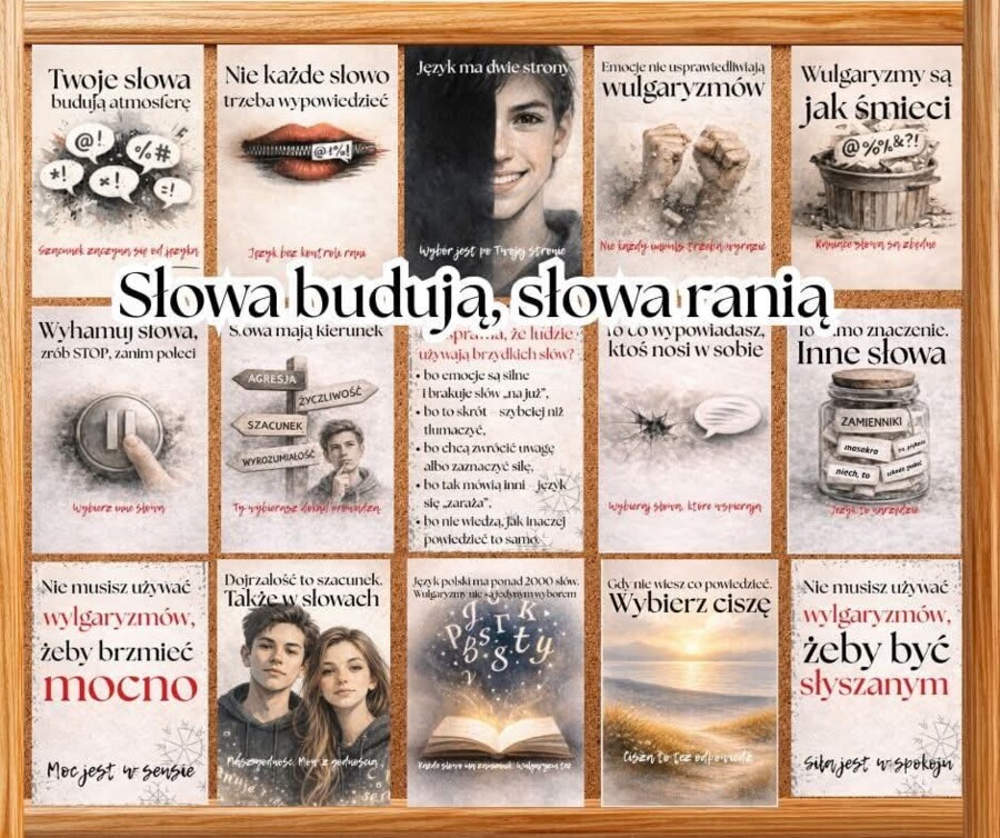 Słowa budują słowa ranią