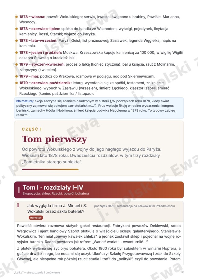 Lalka - kompletne kompednium wiedzy na maturę
