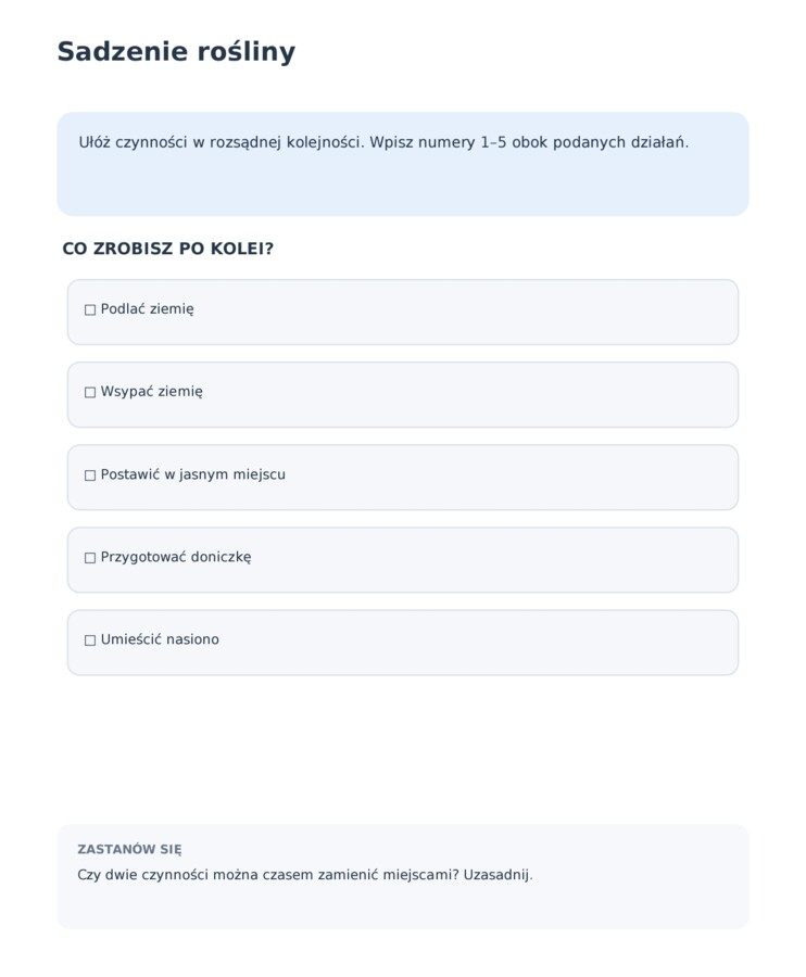 Trening umiejętności poznawczych – 60 kart pracy PDF | Klasy 1–3