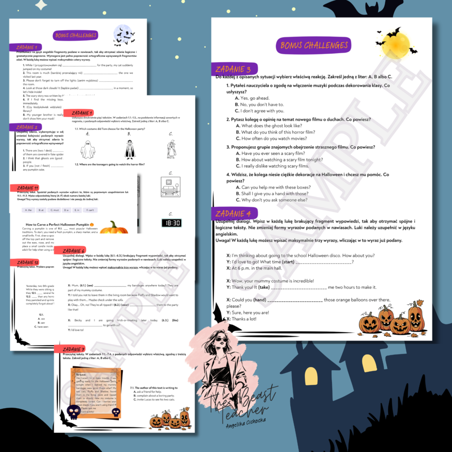 Egzamin ósmoklasisty - Halloween Edition