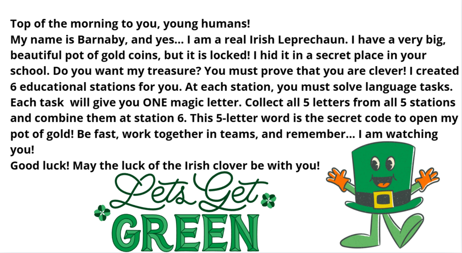 St. Patrick's Day- stacje dydaktyczne