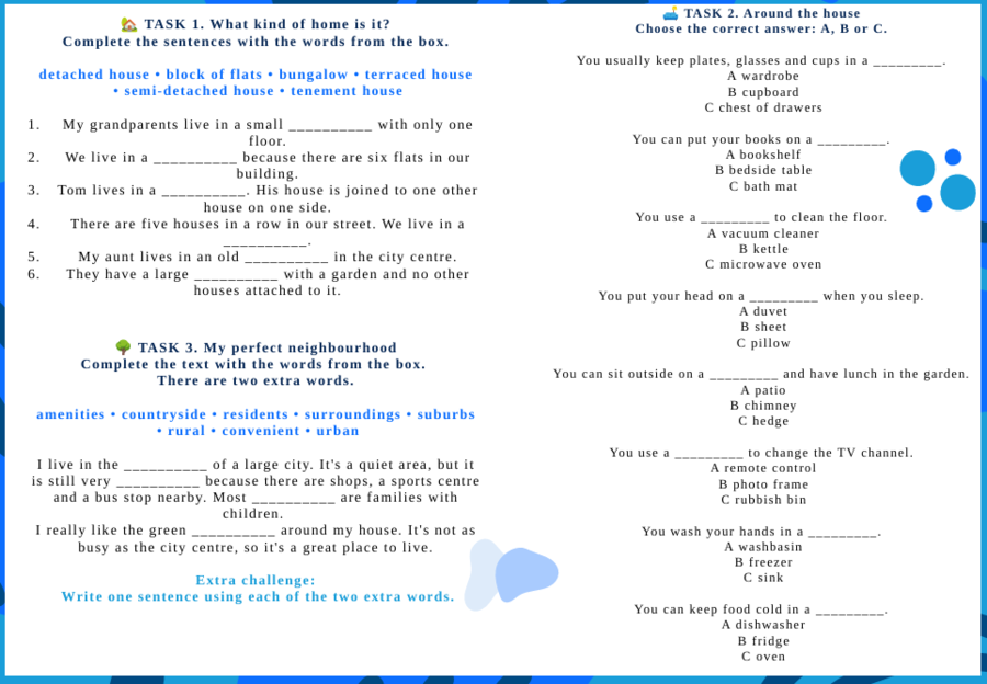 E8 Unit 2 – Dom | Vocabulary, Grammar, Reading & Speaking