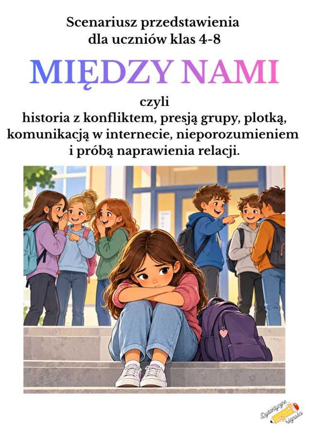 Scenariusz  przedstawienia o relacjach rówieśniczych  dla kl. 4-8 "MIĘDZY NAMI"