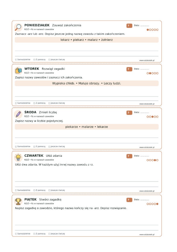 Ortografia – małe zadania, wielkie postępy