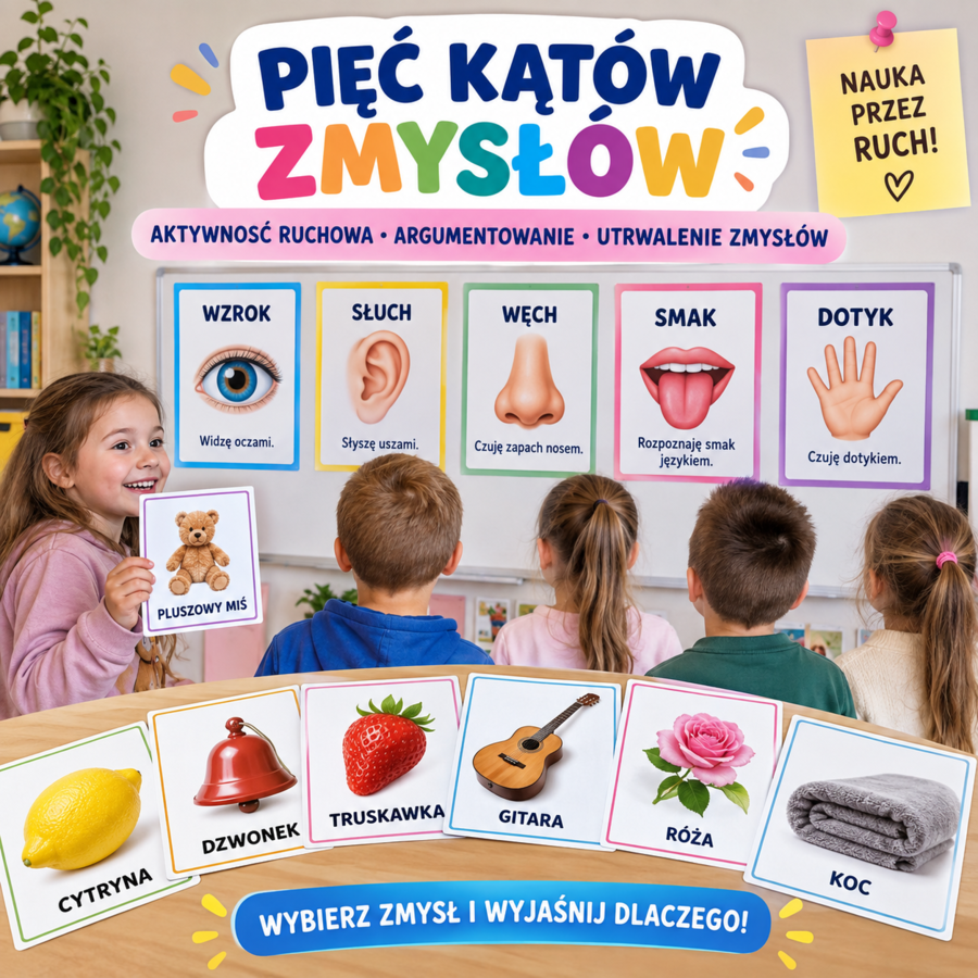 PIĘĆ KĄTÓW ZMYSŁÓW