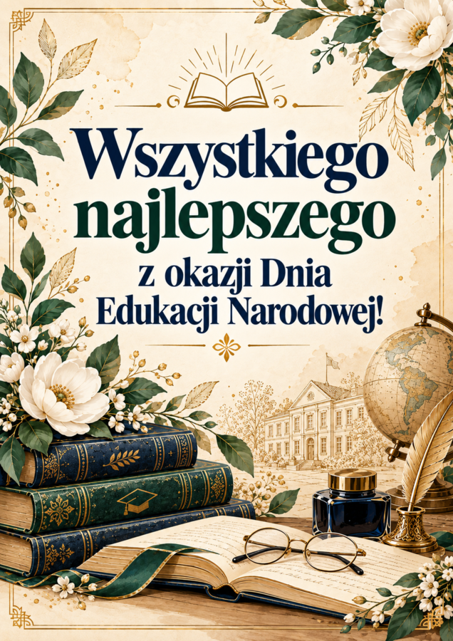 Gazetka na Dzień Edukacji Narodowej - „Dziękujemy, że…”