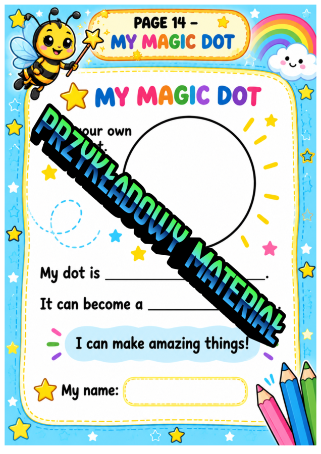 Dot Day - Bee Best - activity book - karty pracy - handouts - printouts