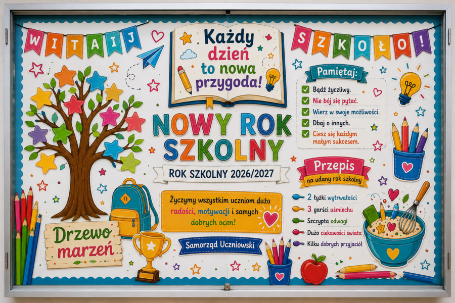 Gazetka na rozpoczęcie roku szkolnego