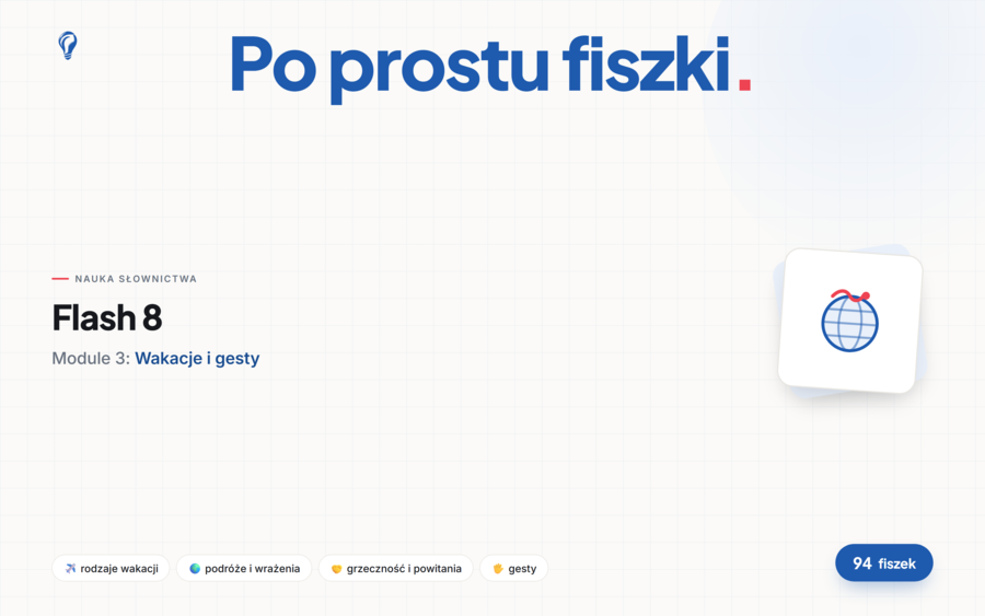 Fiszki do Module 3, Flash 8