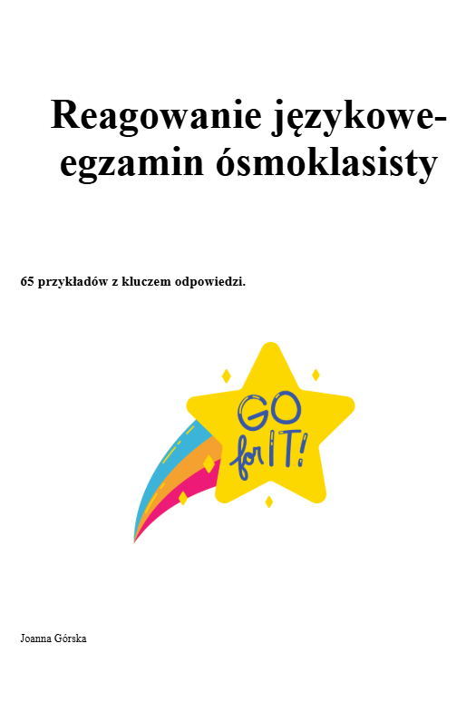 Karta pracy- Reagowanie językowe E8