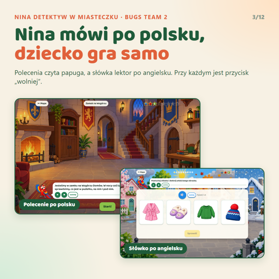 Gra interaktywna Bugs Team 2, Starter Unit - Goodbye