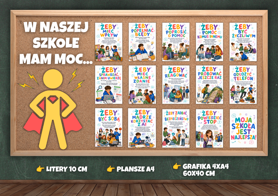 W NASZEJ SZKOLE MAM MOC, ŻEBY... - gazetka szkolna