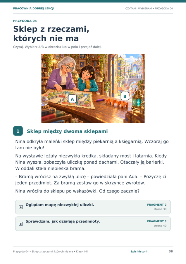 Czytam i wybieram. 5 przygód z decyzjami. Czytanie ze zrozumieniem dla klas 2–3