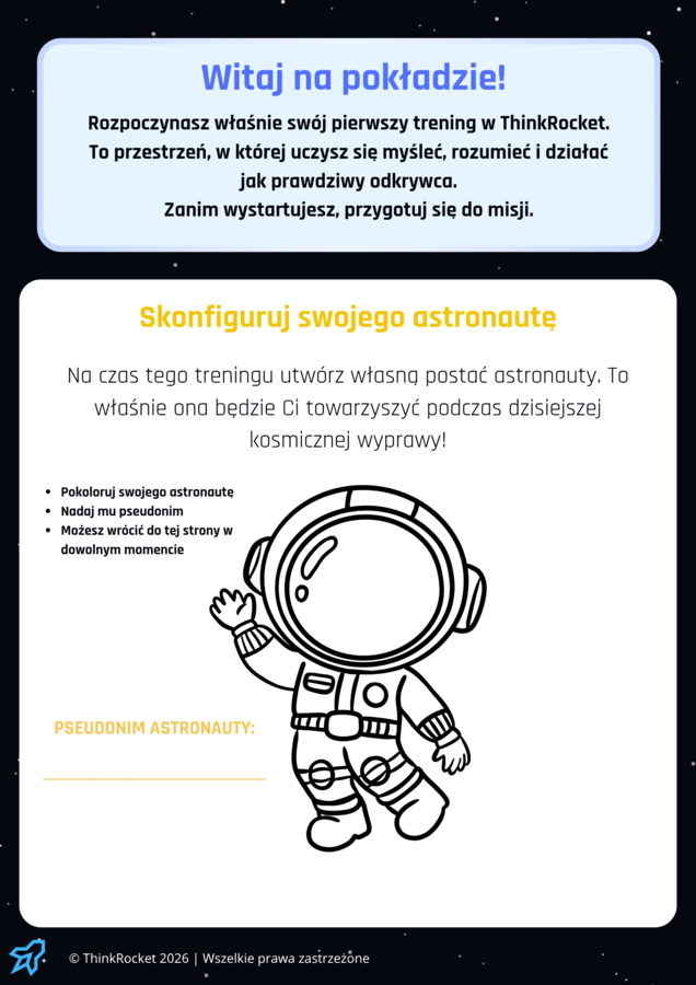 System dziesiętny w kosmicznej przygodzie (klasy 1–4) | ThinkRocket