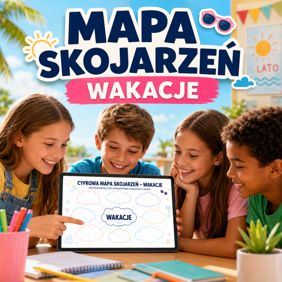 Mapa skojarzeń — WAKACJE