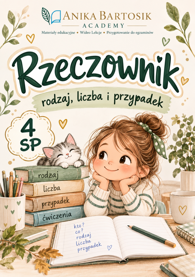 RZECZOWNIK – RODZAJ, LICZBA I PRZYPADKI | KLASA 4 SP