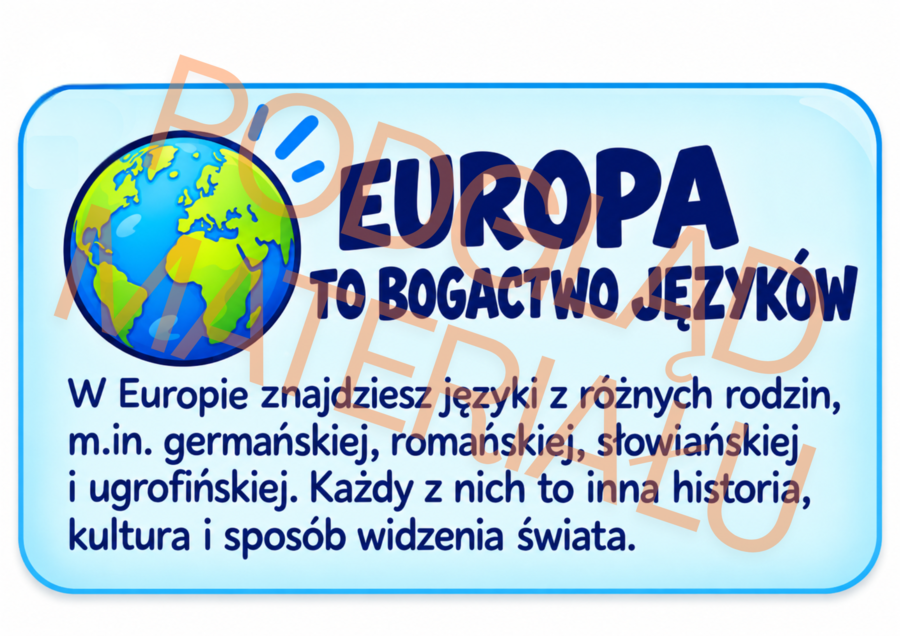 EUROPEJSKI DZIEŃ JĘZYKÓW – gazetka szkolna na 26 września | dekoracja + elementy XXL