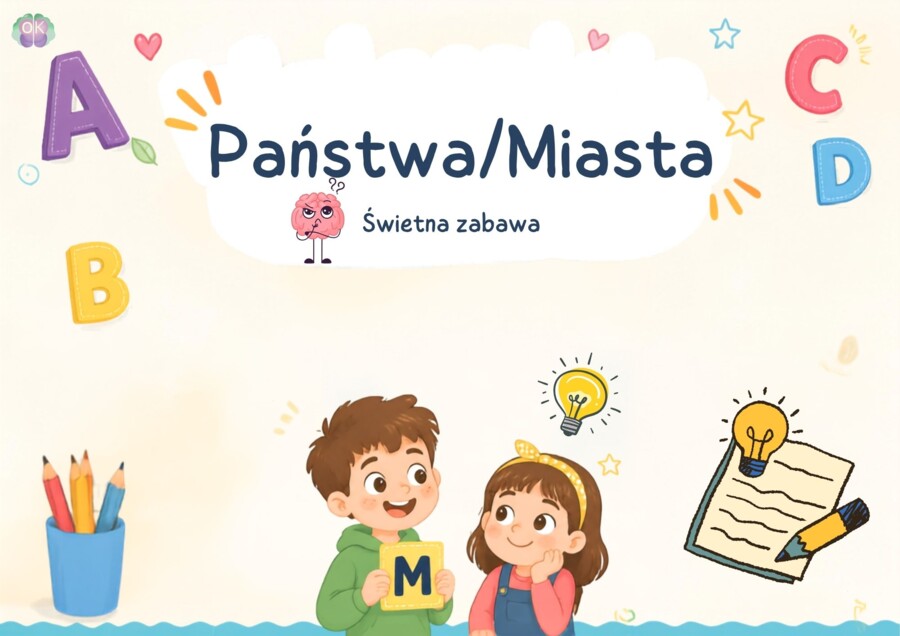 Państwa-Miasta: Wielki Zestaw Kart do Gry i Rozwoju Słownictwa (PDF do druku)