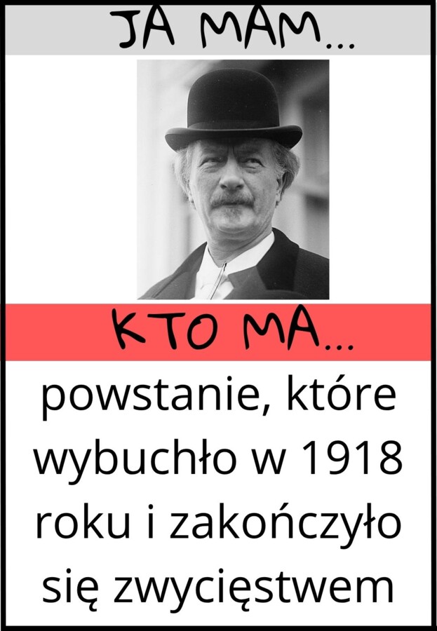 Gra Ja mam, kto ma - Polska w okresie międzywojnia