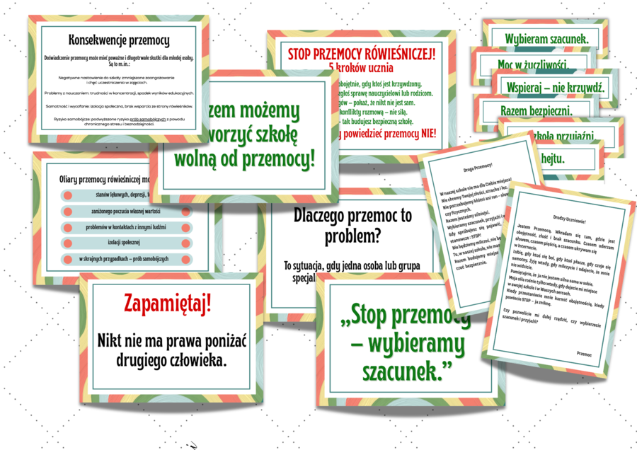 Przemoc rówieśnicza 3 - Tydzień Przeciwdziałania Przemocy Rówieśniczej.