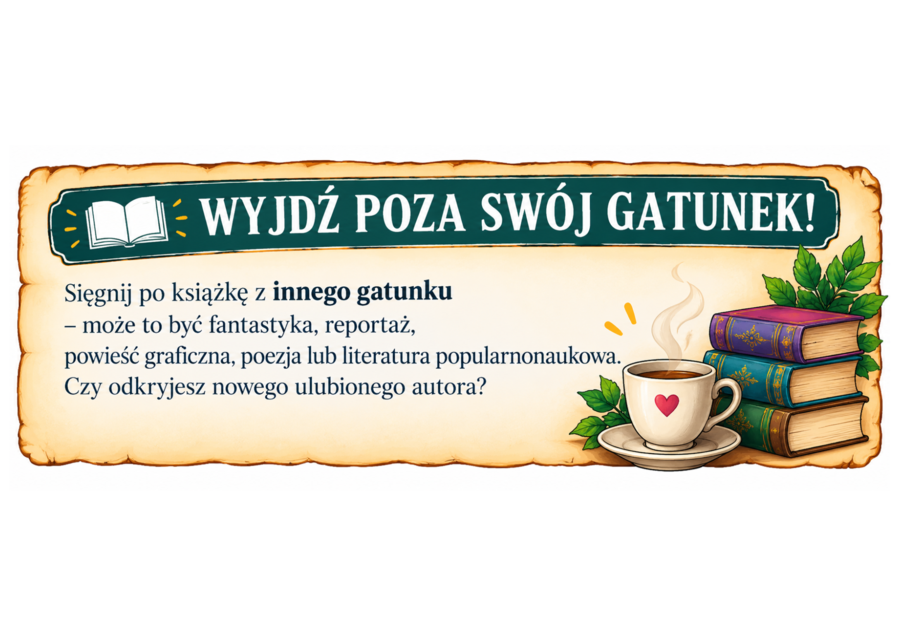 BIBLIOTEKA PEŁNA SEKRETÓW – gazetka XXL | Miesiąc Bibliotek Szkolnych | 44 strony PDF | różne rozmiary