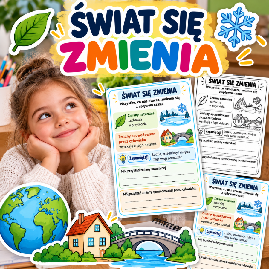 Świat się zmienia – notatka do zeszytu