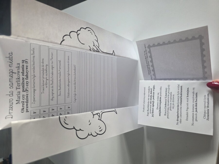 Lapbook + miniksiążeczka ,, Drzewo do samego nieba"