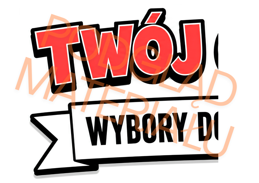 TWÓJ GŁOS MA MOC! – wybory do Samorządu Uczniowskiego | wielkoformatowa gazetka szkolna + element interaktywny | 36 stron PDF