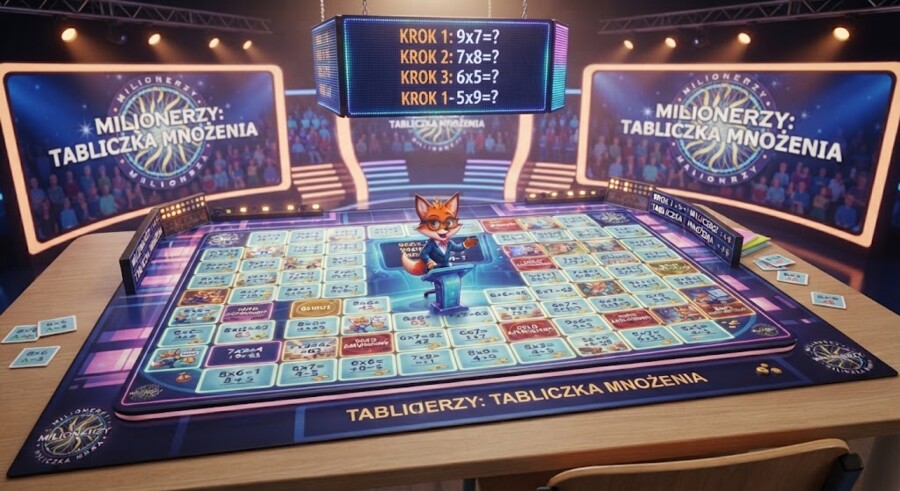 Milionerzy: Tabliczka Mnożenia.