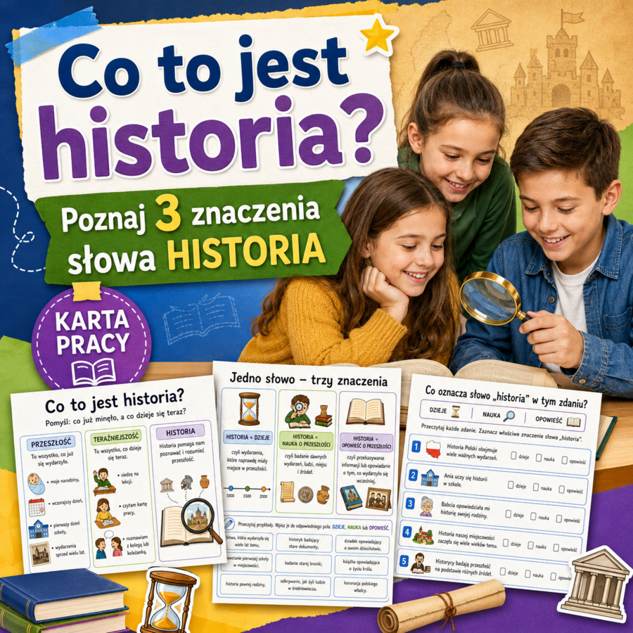 Co to jest historia? Poznaj 3 znaczenia słowa HISTORIA