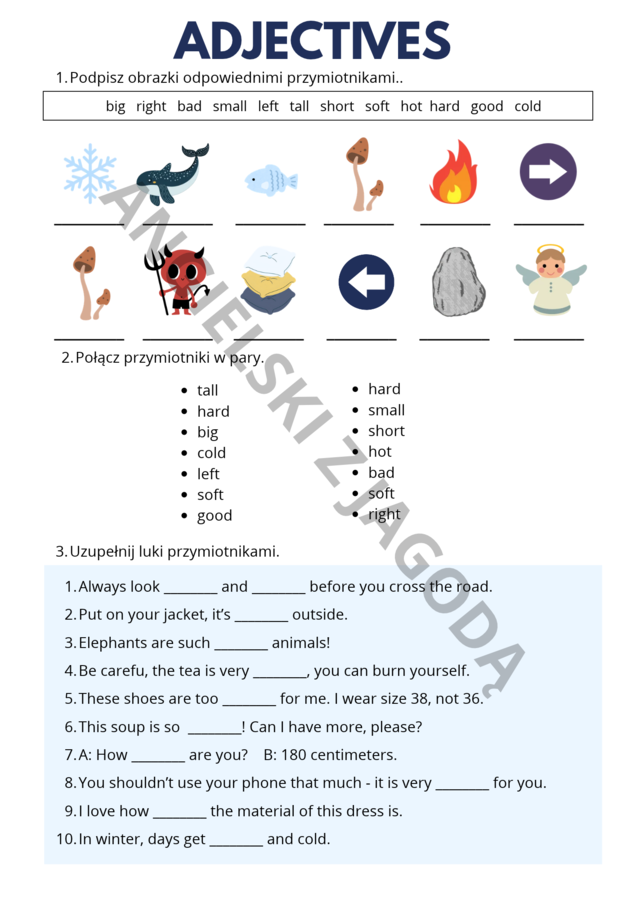 Basic adjectives