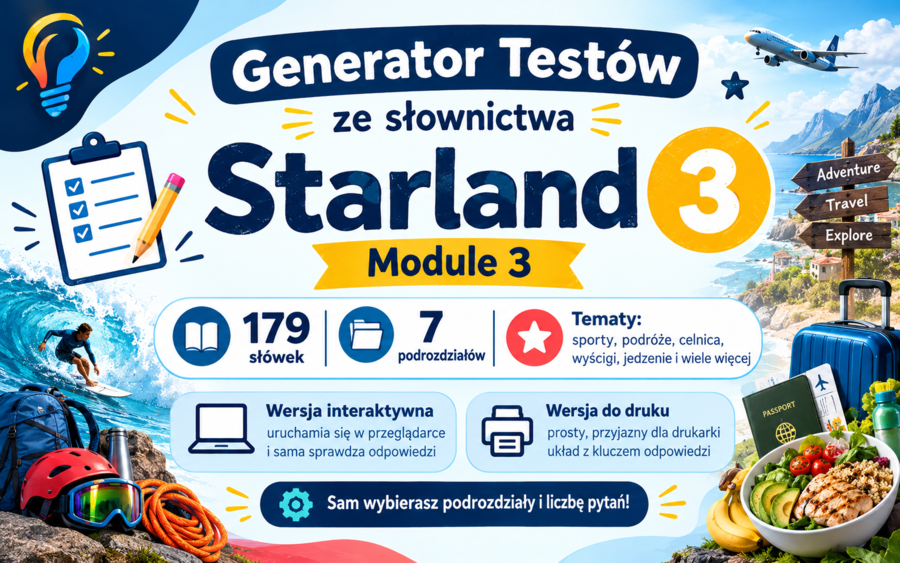 Generator testów Starland 3, Module 3